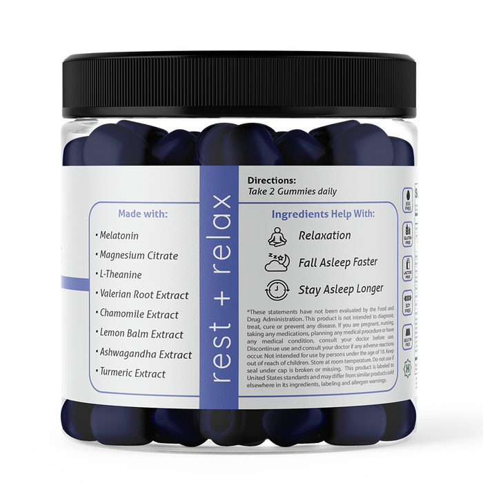 Ingredients & Benefits - Melatonin Sleep Support Gummies